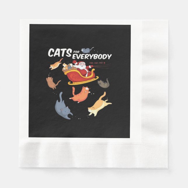 Cats for everyone  napkin (Front)