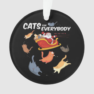 Cats for everyone ornament