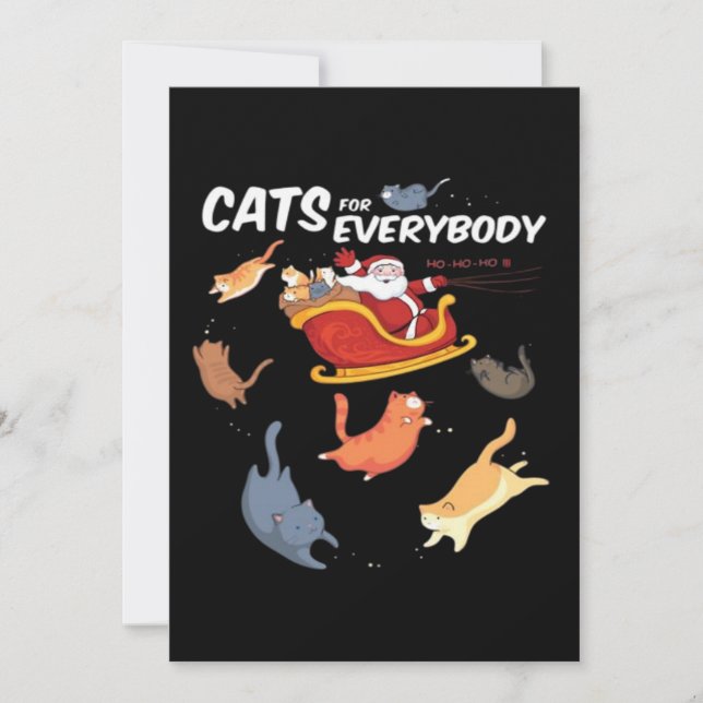 Cats for everyone  save the date (Front)