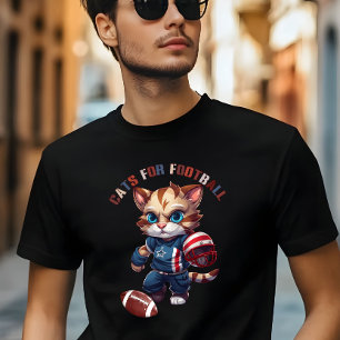 Cats for Football Seasonal  T-Shirt