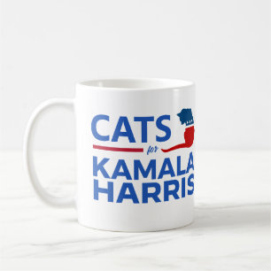 Cats for Kamala Harris Coffee Mug