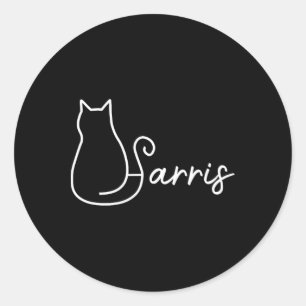 Cats For Kamala Vote President 2024 Usa Classic Round Sticker