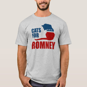 CATS FOR ROMNEY.png T-Shirt