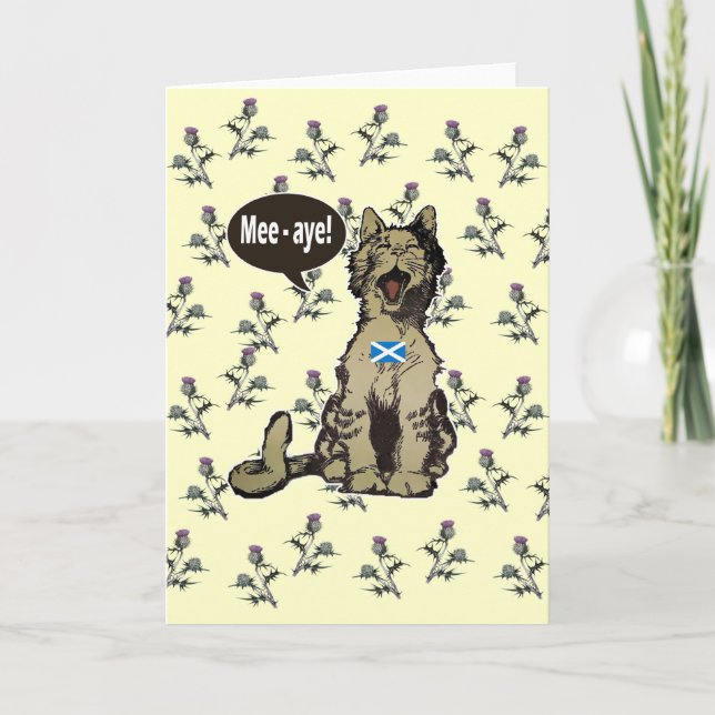 Cats for Scottish Independence Card (Front)