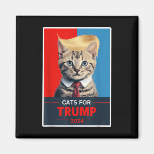 Cats For Trump 2024 Election _1 Magnet