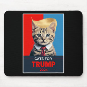 Cats For Trump 2024 Election 1 Mouse Pad