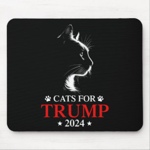 Cats For Trump 2024 Election Make Cats Safe Again Mouse Pad