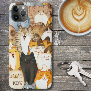 Cats Galore Monogram iPhone 11 Pro Max Case