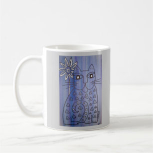 "Cat's Got the Blues" Coffee Mug