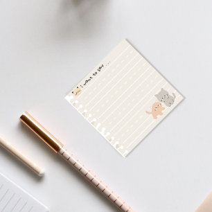 Cats grid post-it notes