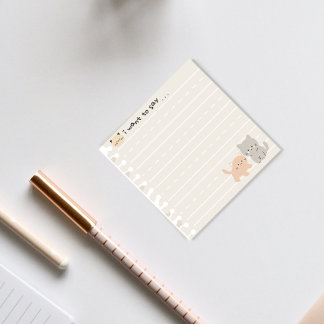 Cats grid post-it notes