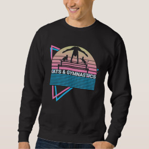 Cats & Gymnastics Gymnast Retro Sweatshirt