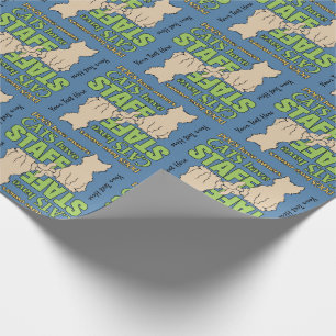 CATS HAVE STAFF custom wrapping paper