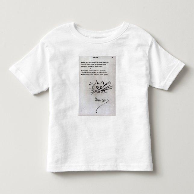 Cat's head toddler T-Shirt (Front)