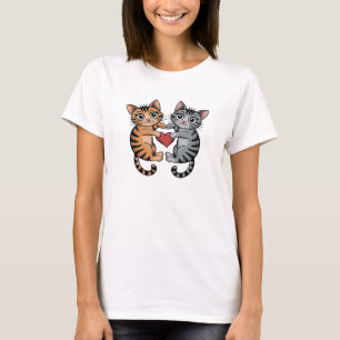 Cats Heart T-Shirt