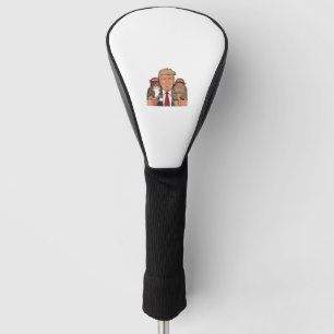 Cats Hippos and Trump Unite for Moo Deng 24 Glory Golf Head Cover