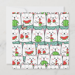 Cats Holiday Card