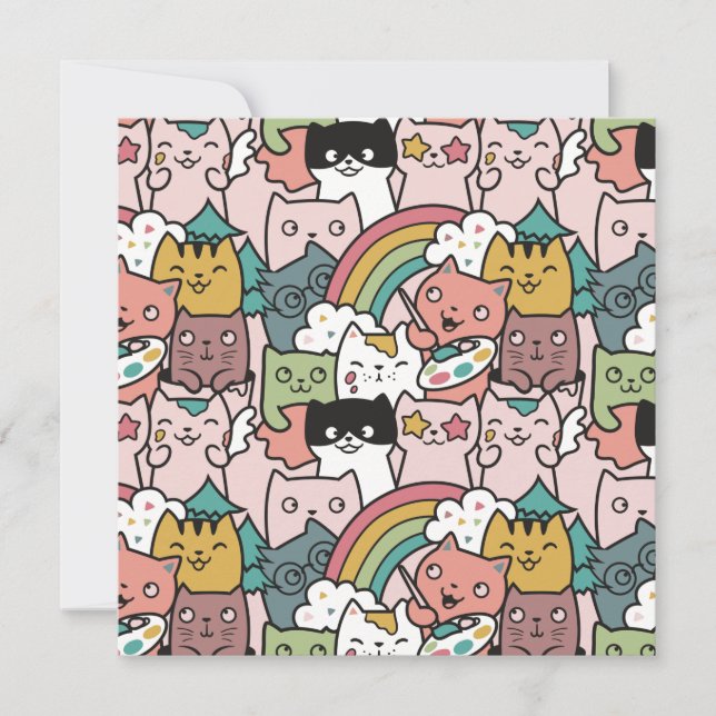 Cats Holiday Card (Front)