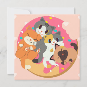 Cats Holiday Card
