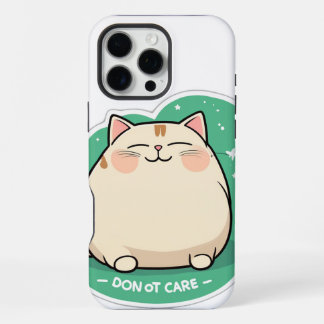 Cat's I don't Care iPhone 16 Pro Max Case