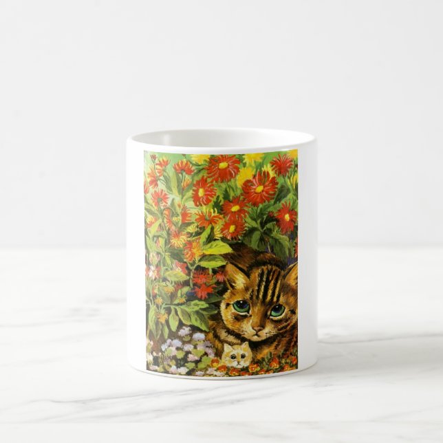 Cats In Art Mug, by Louis Wain Coffee Mug (Center)