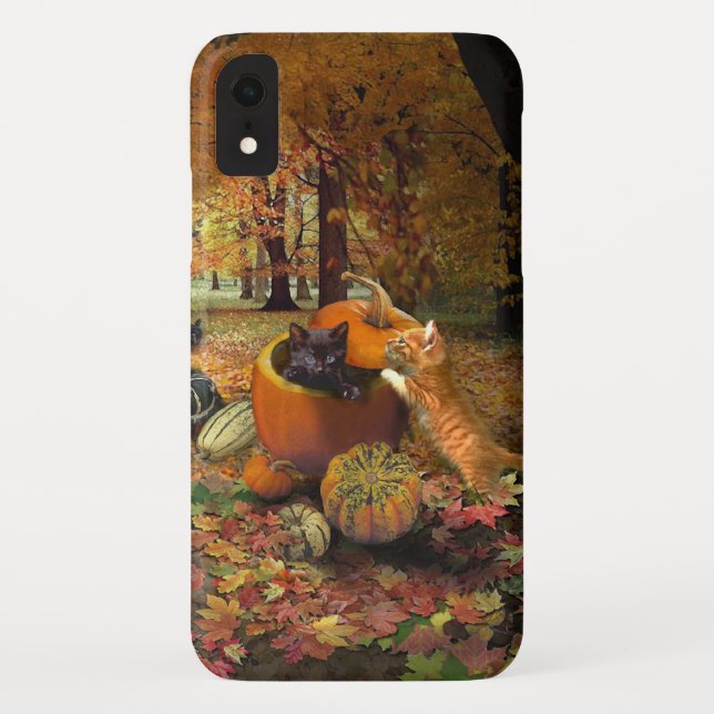 Cats in Autumn 😸  Case-Mate iPhone Case (Back)