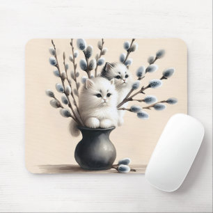 Cats In Catkins Mouse Pad