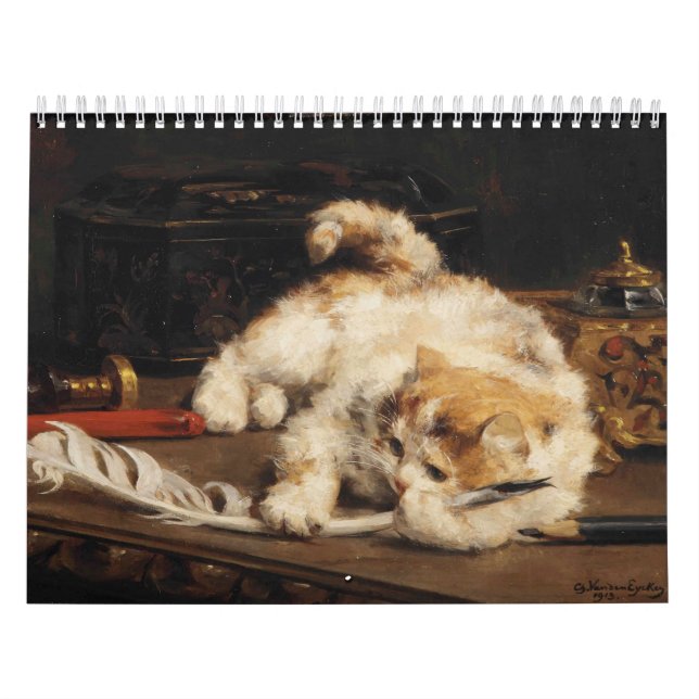 Cats in Classic Art Calendar (Cover)