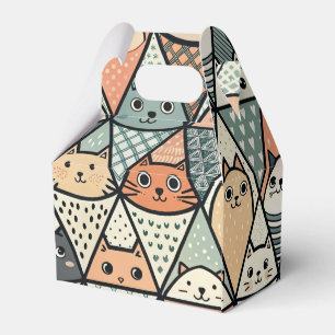 Cats In Cones Favour Box