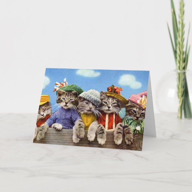 Cats in Hats Card (Front)