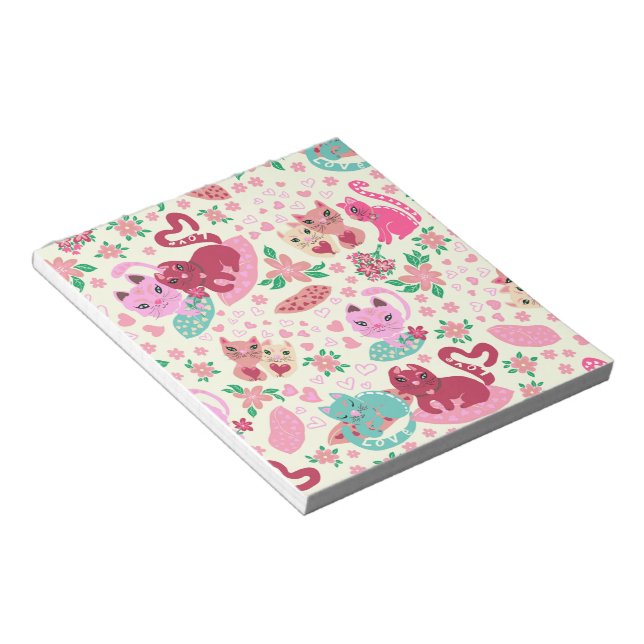 Cats in Love Notepad (Angled)