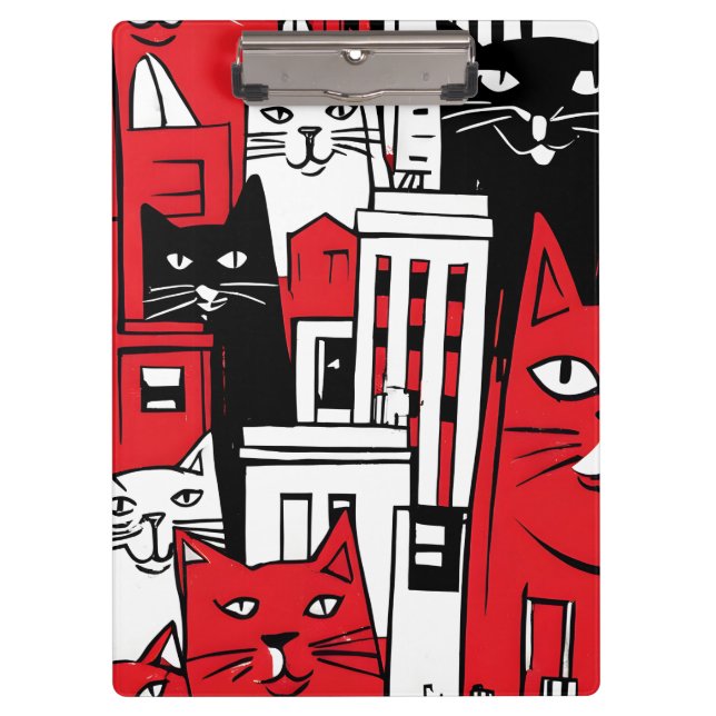 Cats in New York  Clipboard (Front)