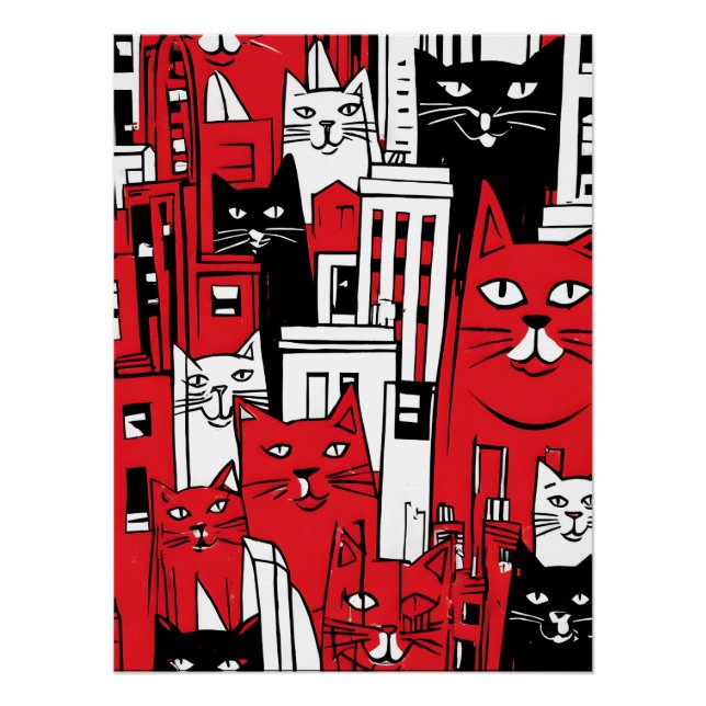 Cats in New York Poster (Front)