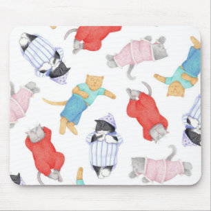 Cats in Pyjamas Mousepad