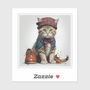 Cats in Scottish Disguise – charming tartan cats