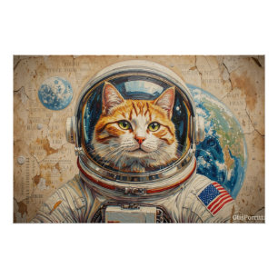 CATS IN SPACE 4 POSTER