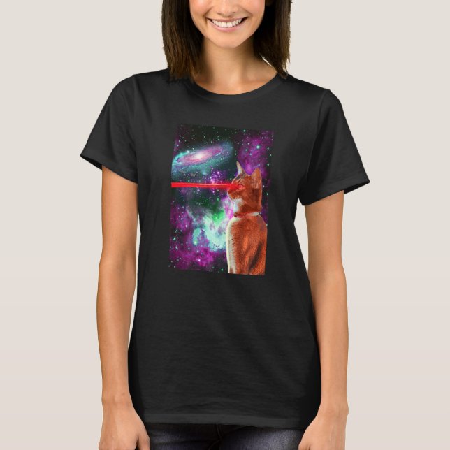 Cats In Space Astral Cosmic Astronaut  Galaxy  3 T-Shirt (Front)