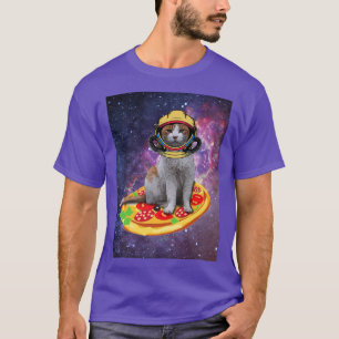 Cats In Space -Astral Cosmic Design Astronaut Funn T-Shirt