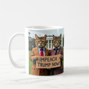 Cats In Suits Impeach Trump Coffee Mug