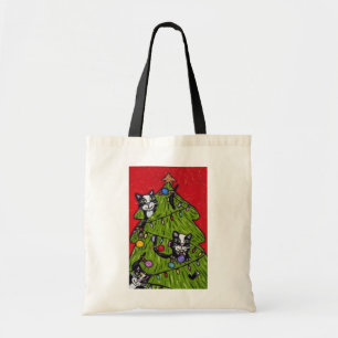 Cats in the Christmas Tree Bag