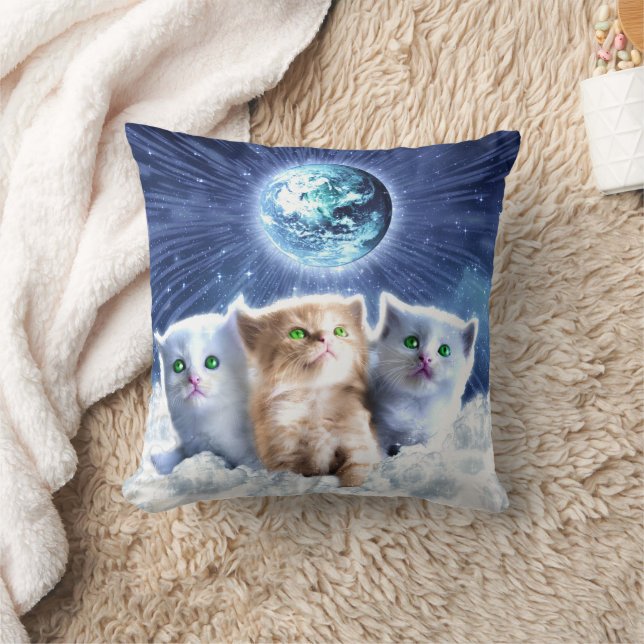 Cats in the cloud                                  cushion (Blanket)