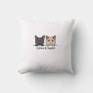Cats in the family cushion