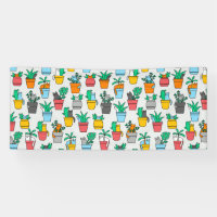 Cats in the flowerpots