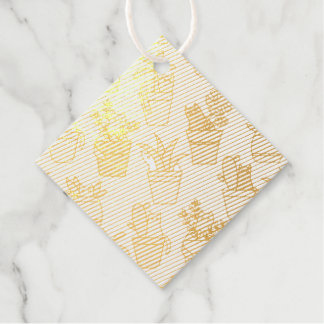 Cats in the flowerpots favour tags