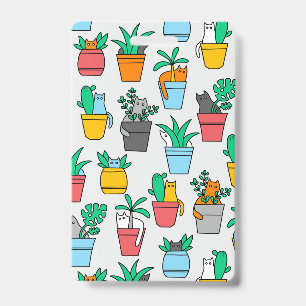 Cats in the flowerpots ID badge