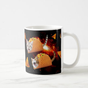 Cats inside space tacos coffee mug