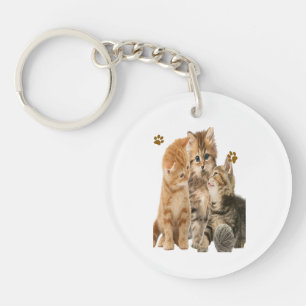 Cats Key Ring