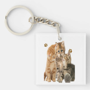 Cats Key Ring
