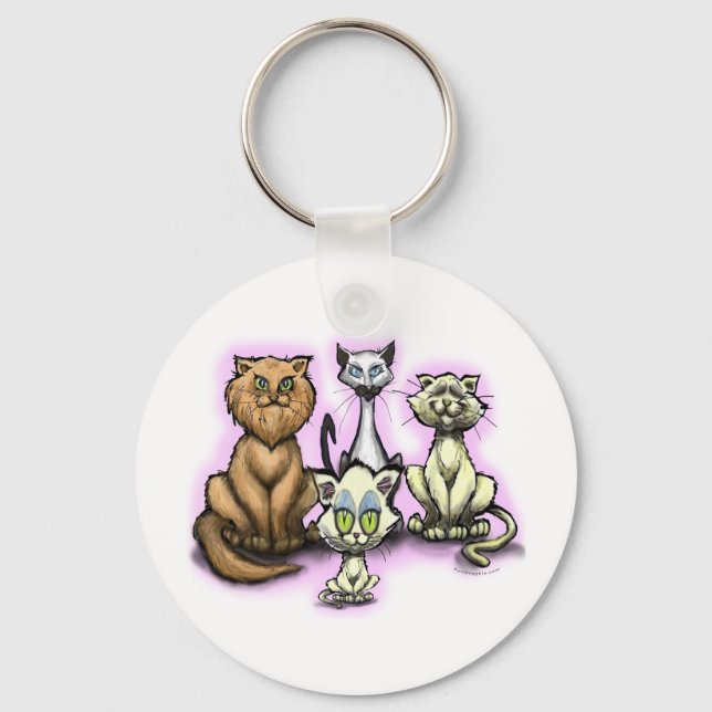 Cats Key Ring (Front)