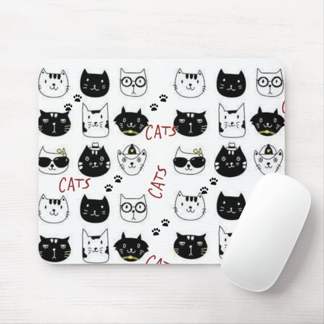 Cats Kittens Mouse Pad! Pad (With Mouse)